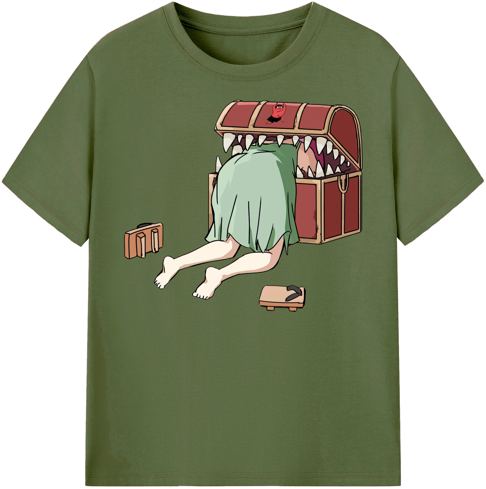 （画像用） 葬送のフリーレン Frieren 綿100％半袖Tシャツ（フロントプリント）